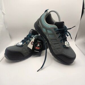 Skechers Work Women's 8.5 Composite‎ Toe Safety Shoes Memory Foam EH Gray - New